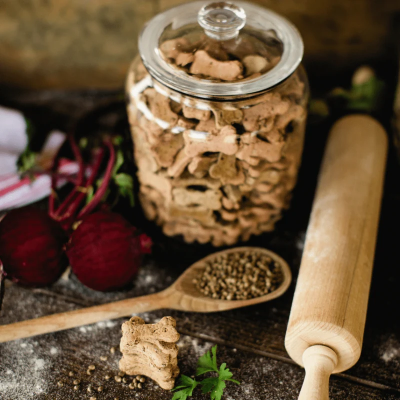 Biscuits artisanaux pour chien – Bœuf & betterave Cooka's Cookies