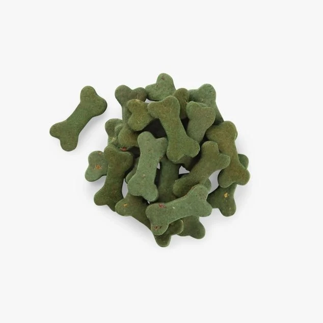 Biscuits digestion aux pommes et à la spiruline pour Chien - Cooka’s Cookies
