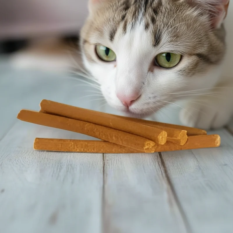 Bâtonnets au poulet et au malt pour chat (60 g)