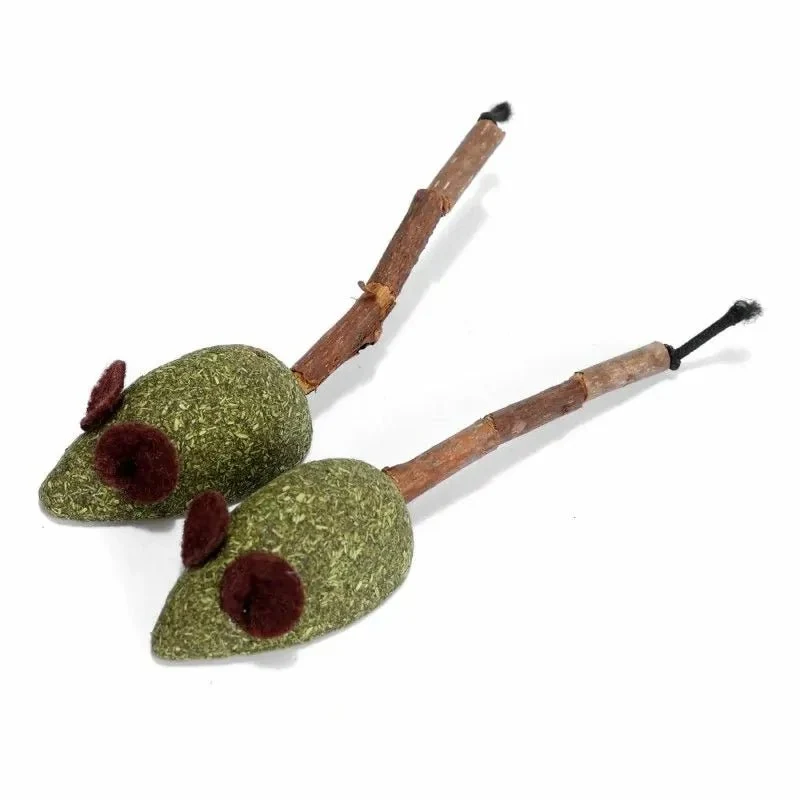 Jouet pour chat Lot de 2 souris MATATABI
