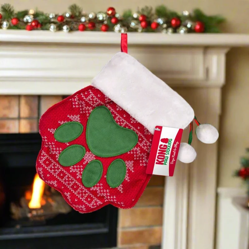 Chaussette de Noël Chien et Chat