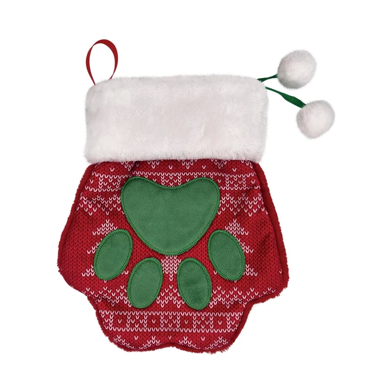 Chaussette de Noël Chien et Chat