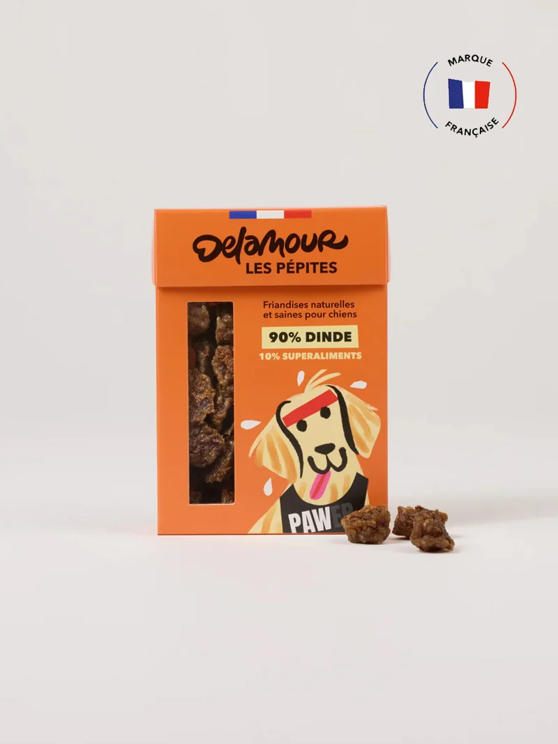 Friandises pour chien - Les Pépites à la Dinde 🦃 - Delamour