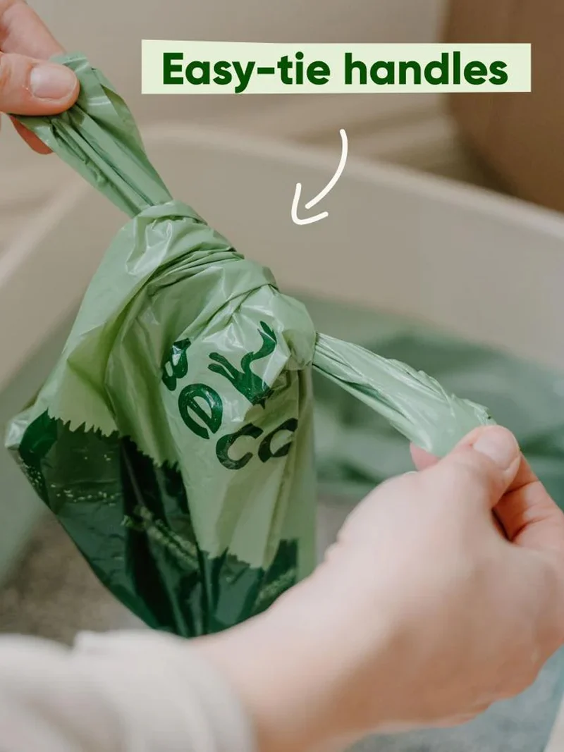 Sacs à crottes pour chat parfumés à la menthe - Becopets