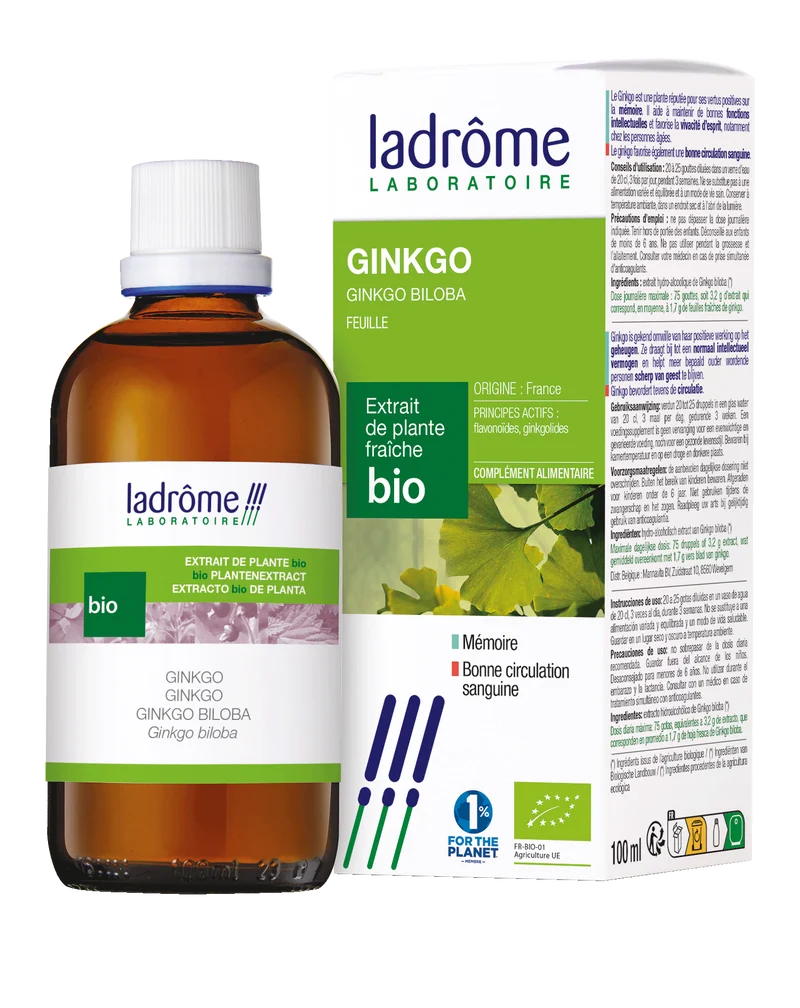 Ginkgo biloba - Extrait bio