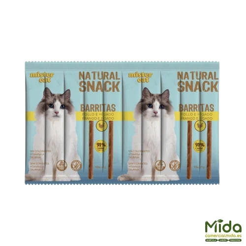SANDIMAS Natural Snack Barritas Para Gatos
