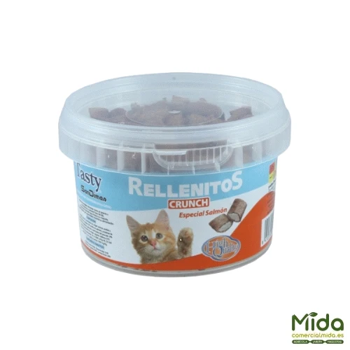 Snacks SANDIMAS Rellenitos Para Gatos en Bote