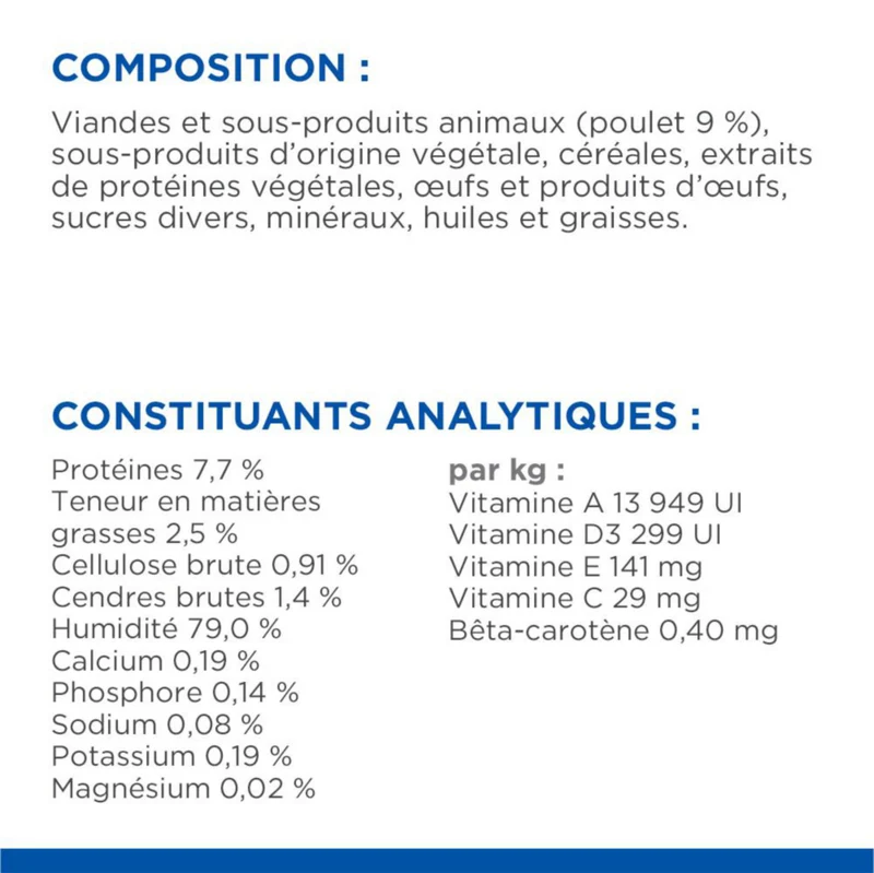 Hill's Science Plan Sterilised Cat Mature 7+ poulet et poisson de l'Océan - pâtée chat
