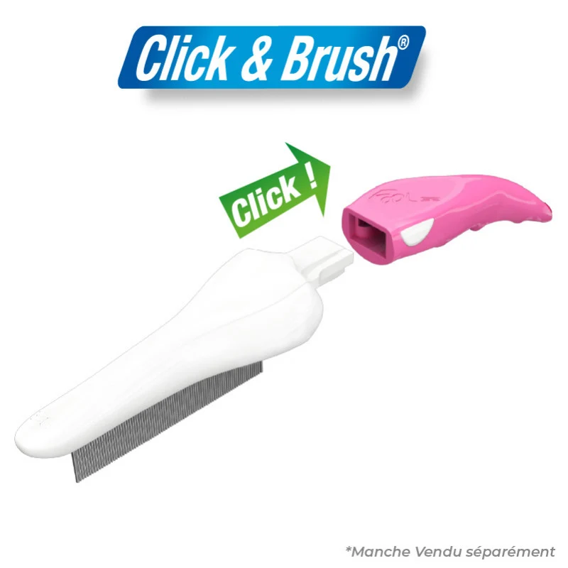 Foolee - Easee - Peigne 70 dents - Poussiere et puces