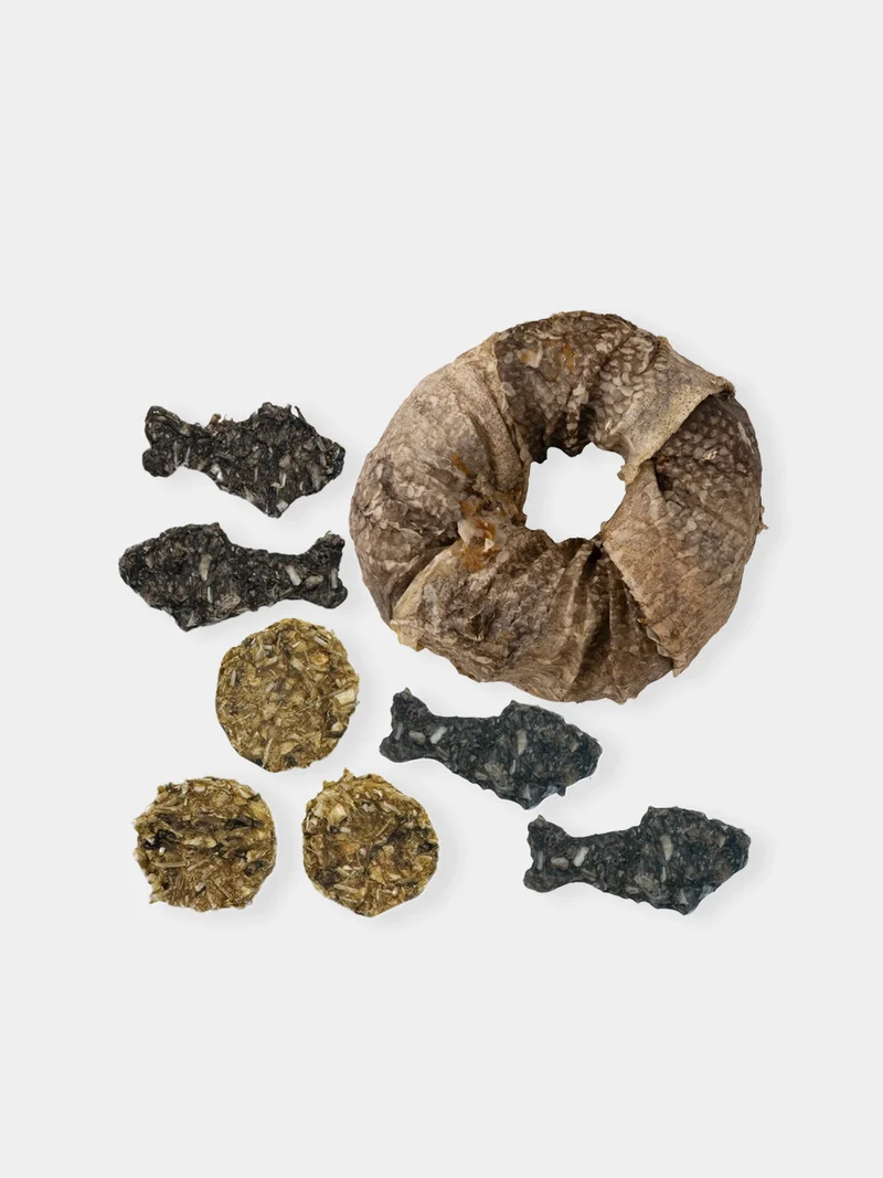 Assortiments de friandises au poisson pour chien – Cooka's Cookies