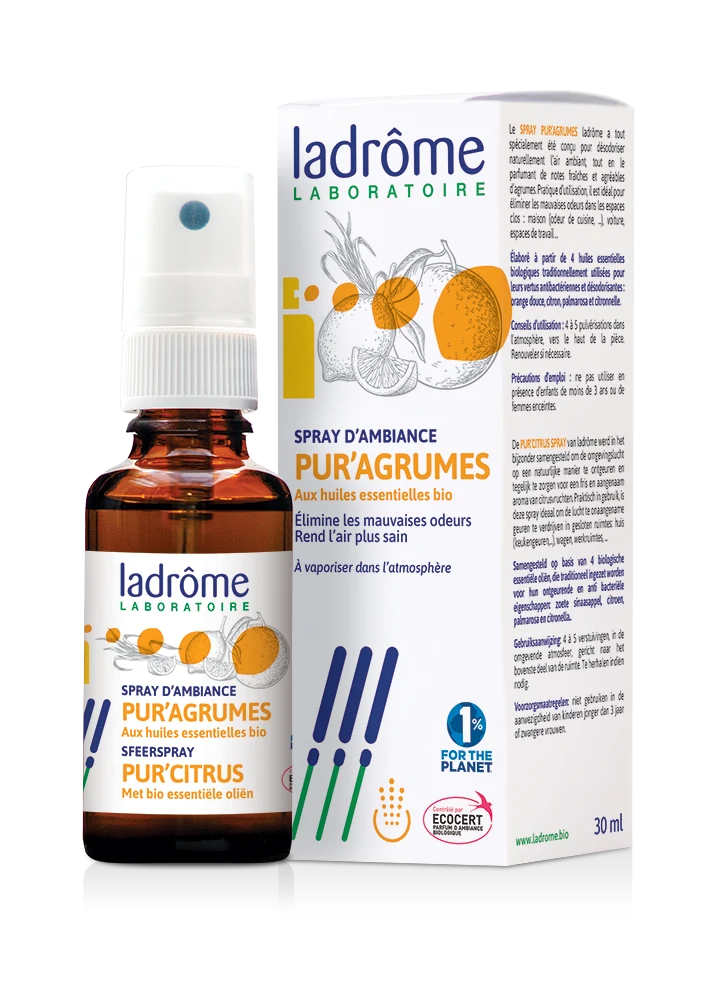 Pur'agrumes - Spray d'ambiance bio
