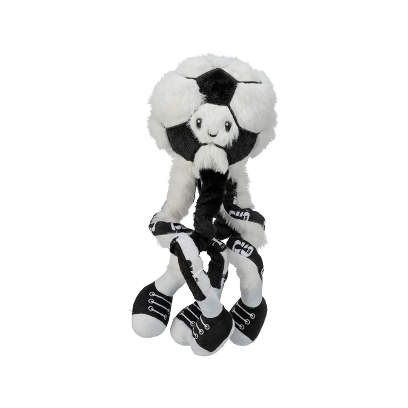 FIFA Ballon de Foot avec Pieds Jouet pour Chien 32 cm Noir & Blanc