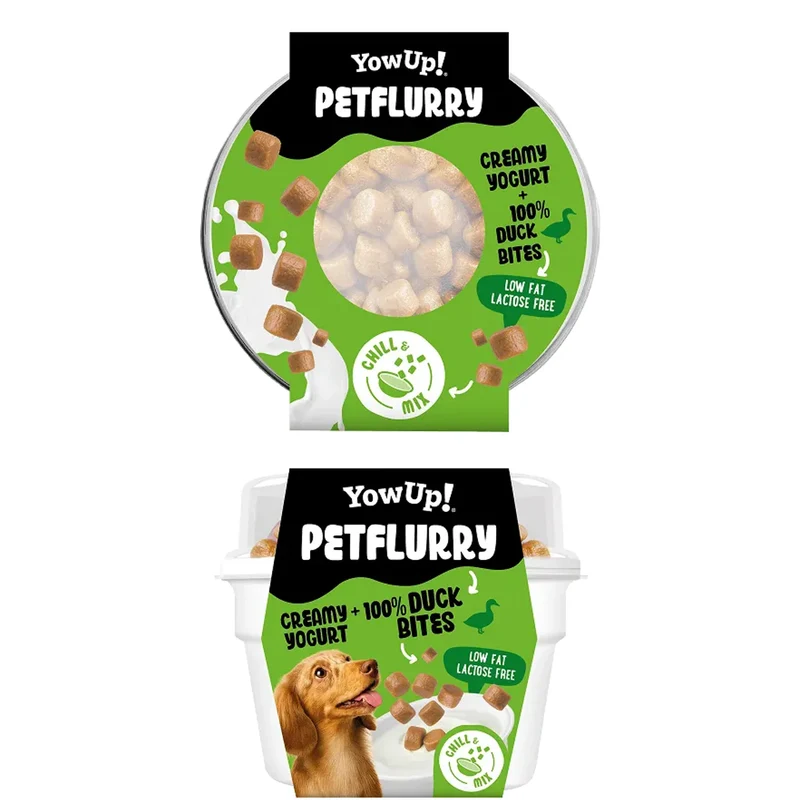 YOWUP Petflurry Yaourt Crémeux pour Chien Canard