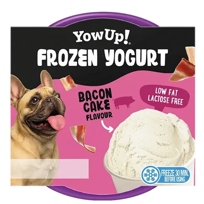 YOWUP Yaourt Glacé pour Chien Saveur Bacon 110 g