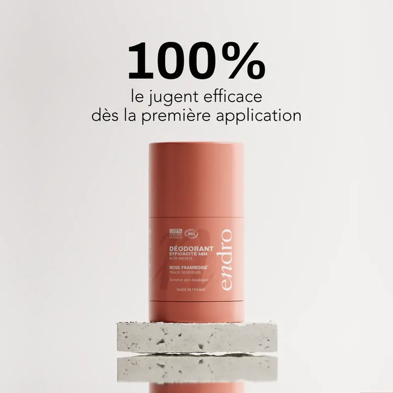 Recharge déodorant stick - Parfum rose-framboise - Endro