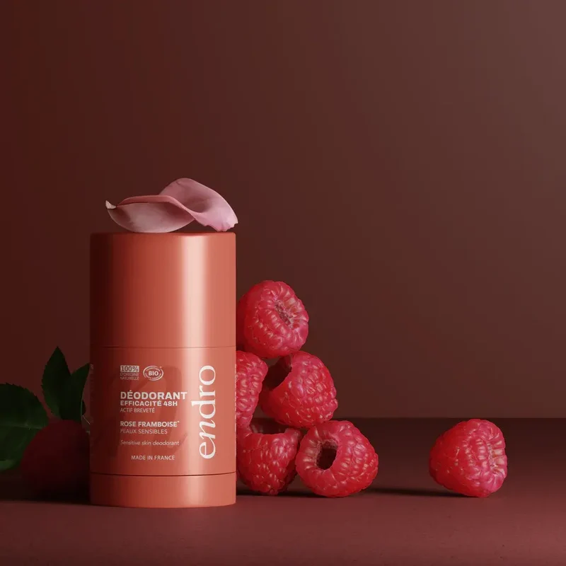 Recharge déodorant stick - Parfum rose-framboise - Endro