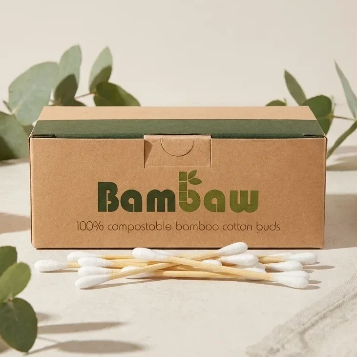 Cotons Tiges - Boîte de 200 - Bambaw