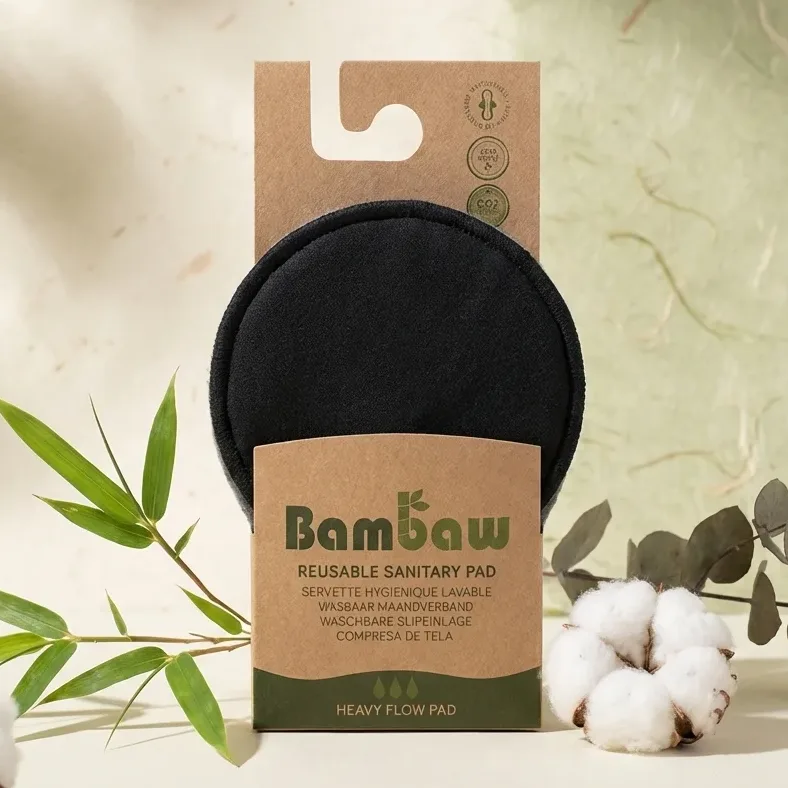 Serviette Hygiénique lavable - Flux abondant - Bambaw