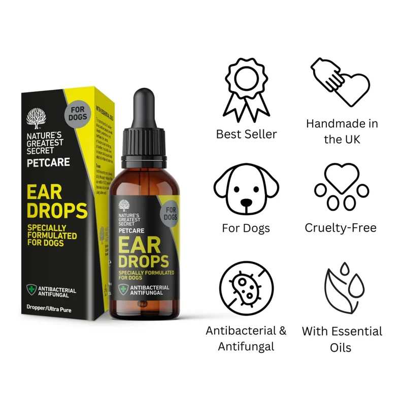 Soin des Oreilles pour Chien à l’Argent Colloïdal