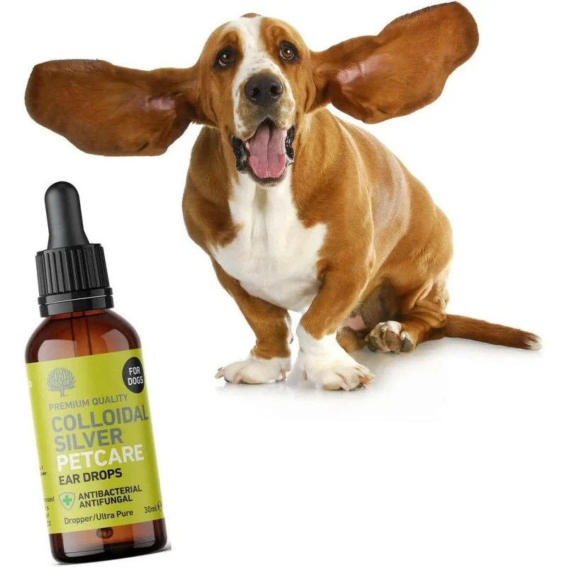 Soin des Oreilles pour Chien à l’Argent Colloïdal