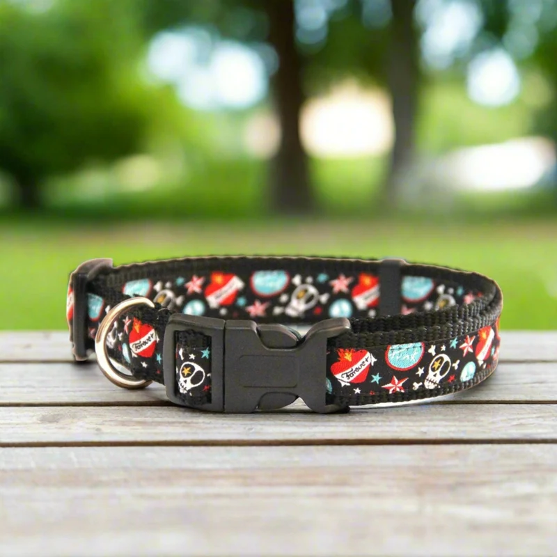 Collier pour Chien 'Tête de mort'