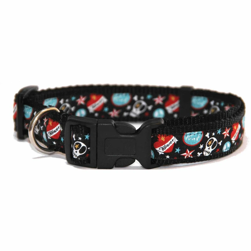 Collier pour Chien 'Tête de mort'