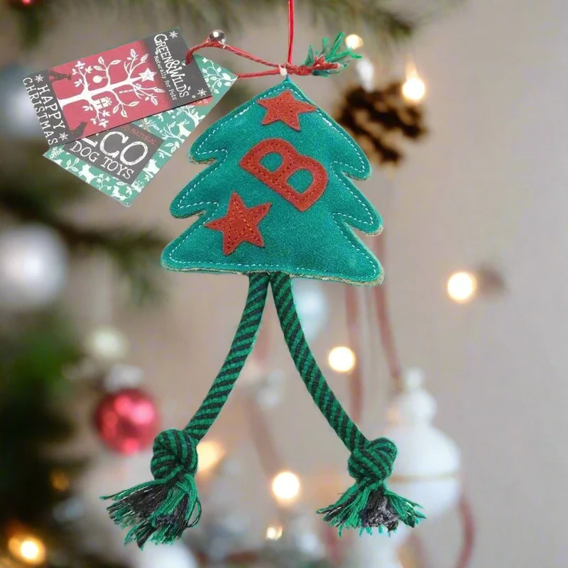 Jouet pour chien écologique – le Sapin de Noël