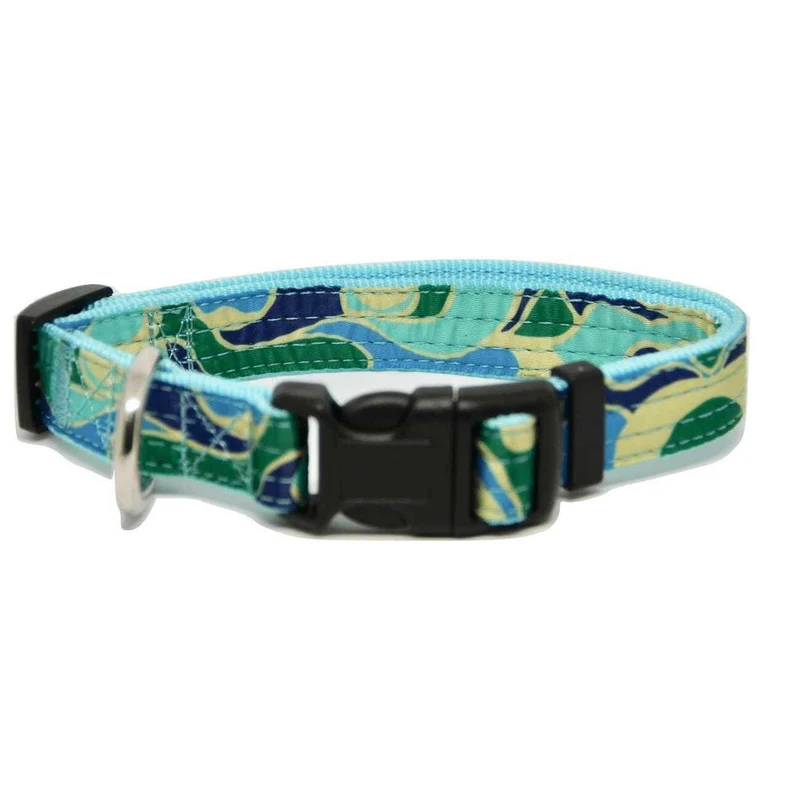 Collier pour chien motif Azur