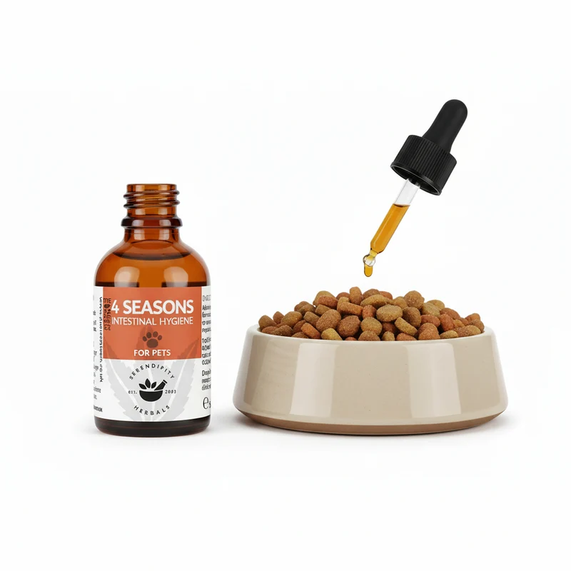 Hygiène intestinale naturelle pour chien et chat - 4 saisons