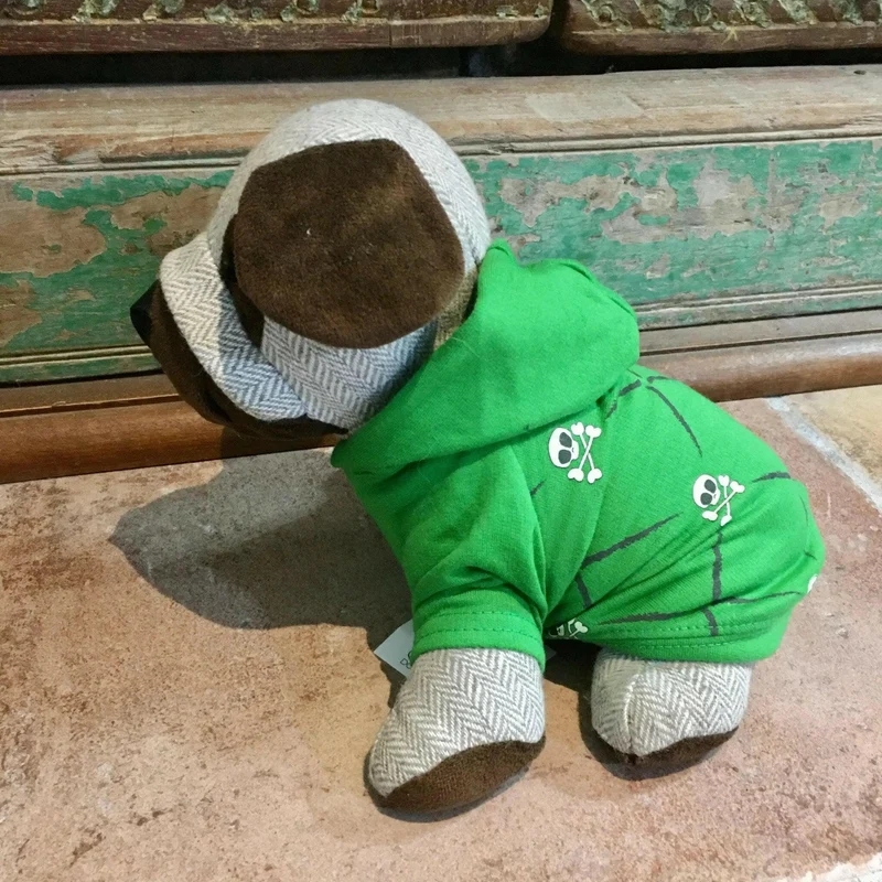 Manteau sweat à capuche pour chien, Tête de Mort XS