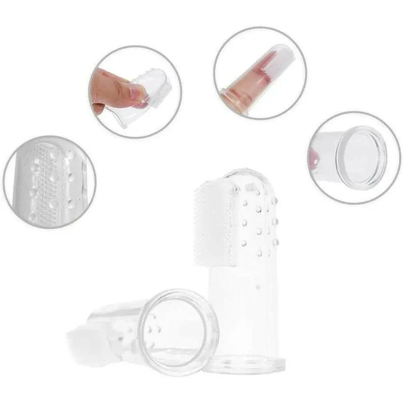 Brosse à dents doigtier en silicone