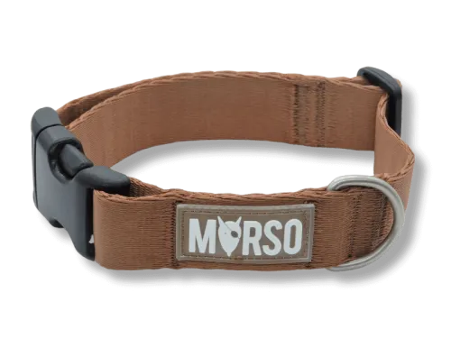 Collier chien recyclé MORSO® – Collection Solid Color