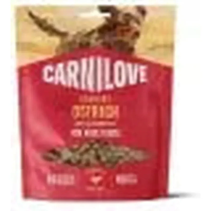 CARNILOVE Crunchy Snack Adult Friandises Croquantes Chien Autruche & Mûres 200 g