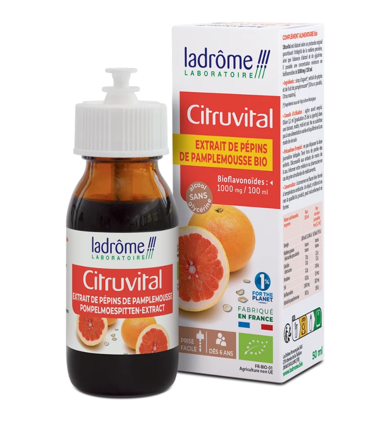 Citruvital - Extrait bio de pépins de Pamplemousse