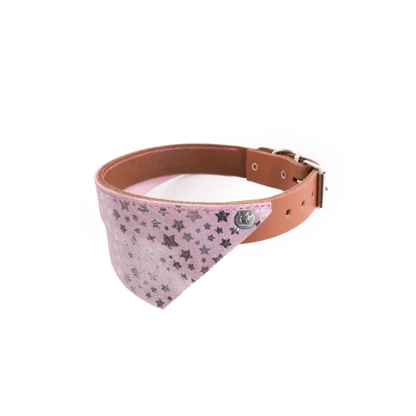 Collier cuir Miami et bandana Martin Sellier