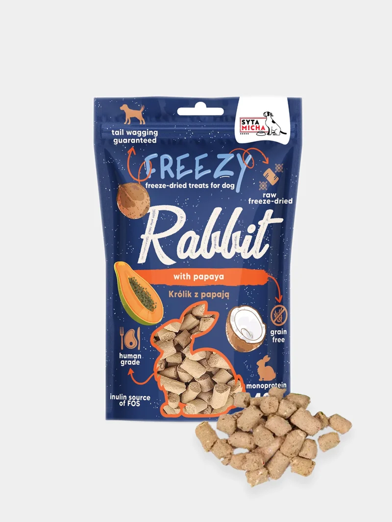 Friandises lyophilisées pour chien - Freezy Lapin 🐇 - Syta Micha