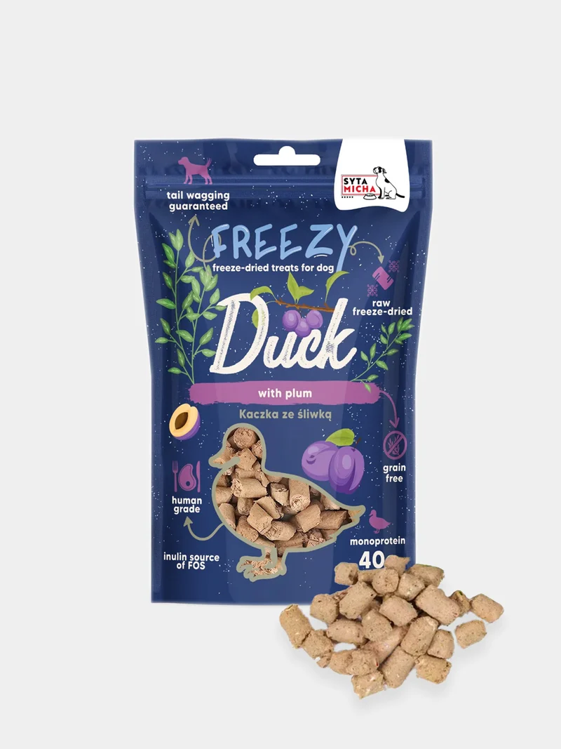 Friandises lyophilisées pour chien - Freezy Canard 🦆 - Syta Micha