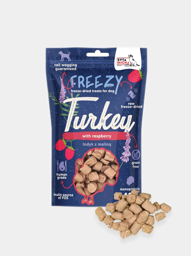 Friandises lyophilisées pour chien - Freezy Dinde 🦃 - Syta Micha