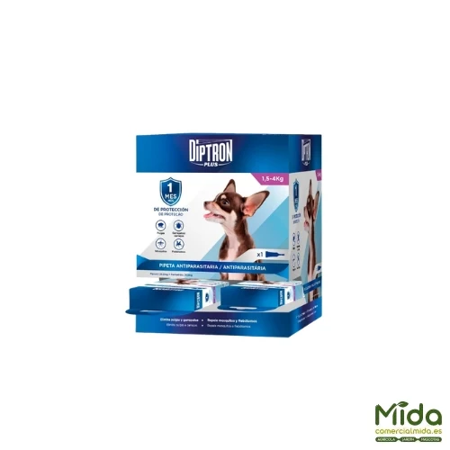 DIPTRON Plus Pipetas Antiparasitarias Para Perros