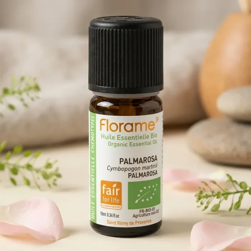 Huile essentielle de Palmarosa Bio - 10 ml - Florame
