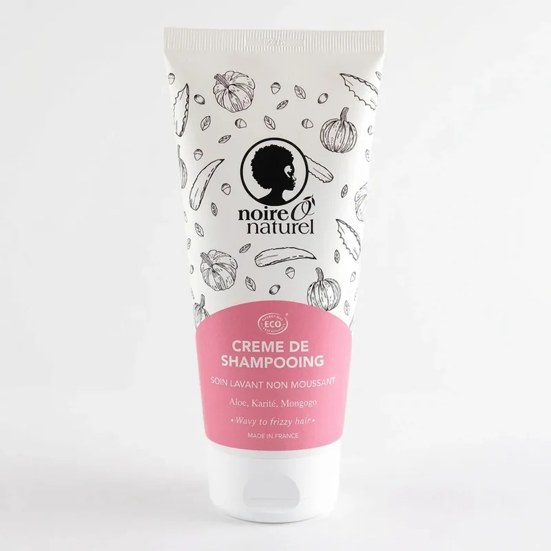 Crème de Shampoing pour Cheveux frisés à crépus - 200ml - Noire O Naturel