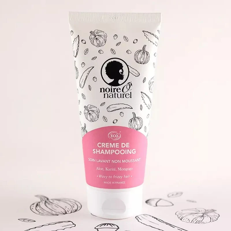 Crème de Shampoing pour Cheveux frisés à crépus - 200ml - Noire O Naturel