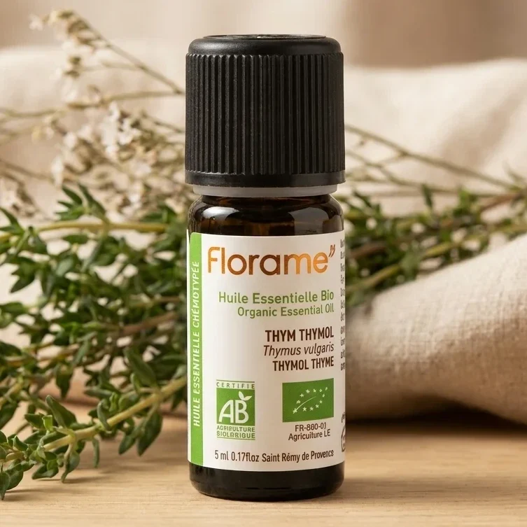 Huile Essentielle de Thym Thymol Bio - 5 ml - Florame