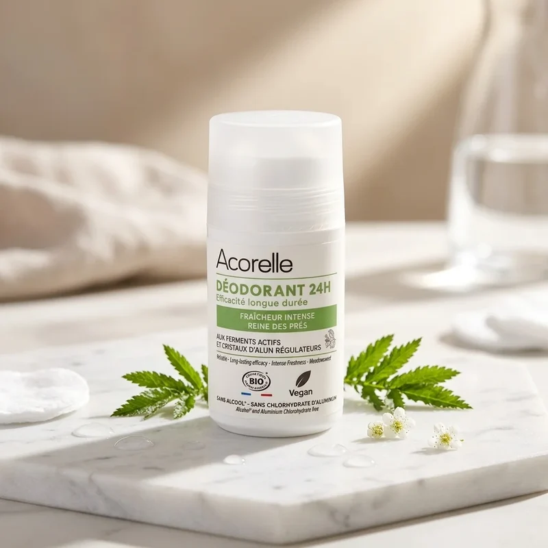 Déodorant Roll-On 24h Fraîcheur Intense Bio - 50ml - Acorelle