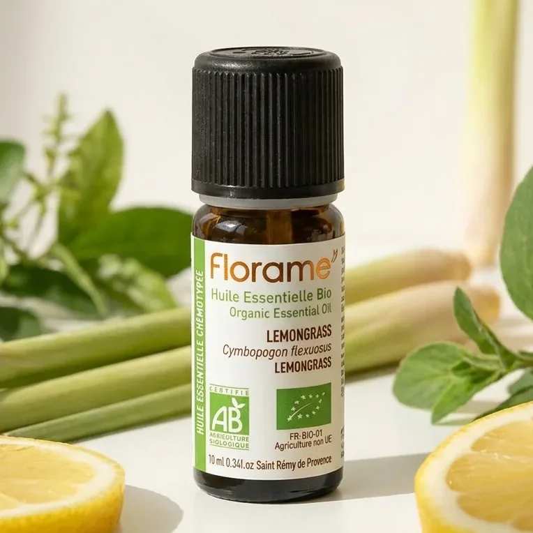 Huile Essentielle de Lemongrass Bio - 10 ml - Florame