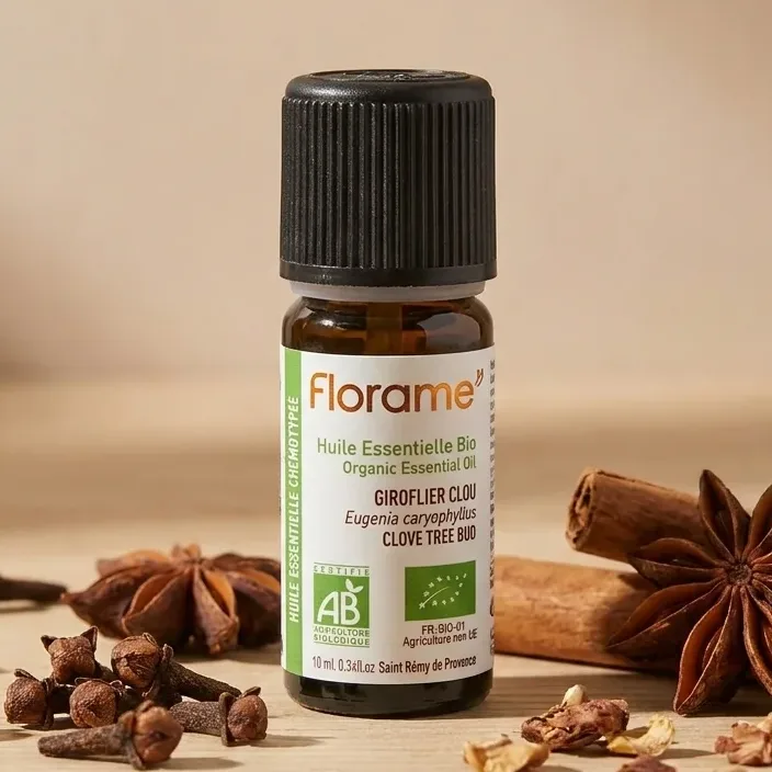Huile essentielle de Clou de Girofle Bio - 10 ml - Florame