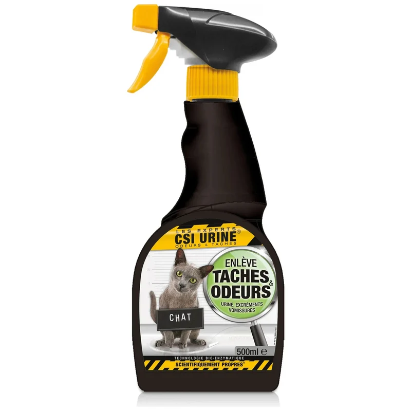 Nettoyant CSI Urine Spray - Nettoyant Enzymatique Chat et Chaton