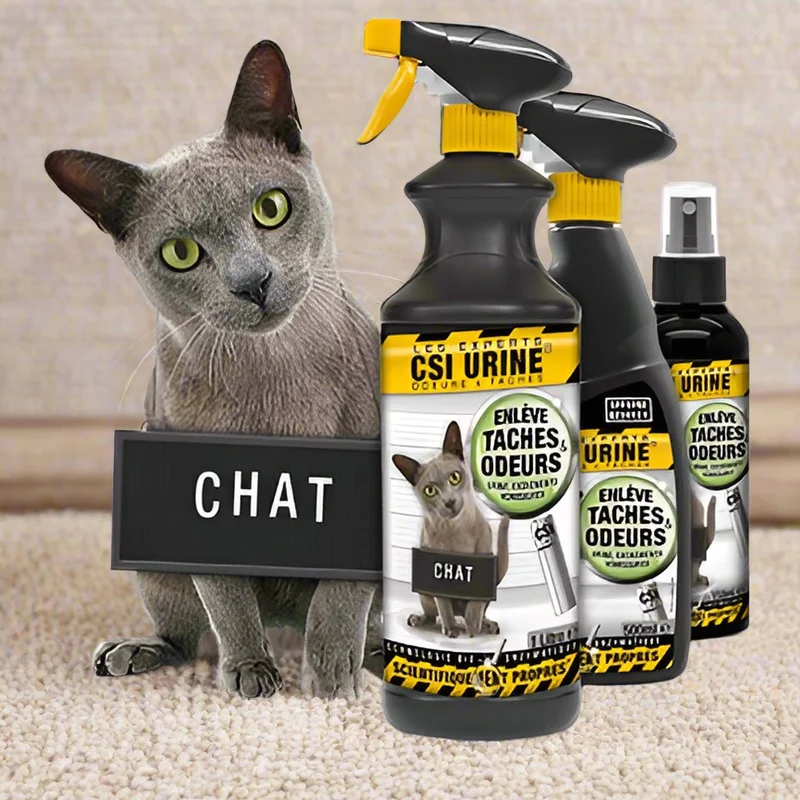 Nettoyant CSI Urine Spray - Nettoyant Enzymatique Chat et Chaton