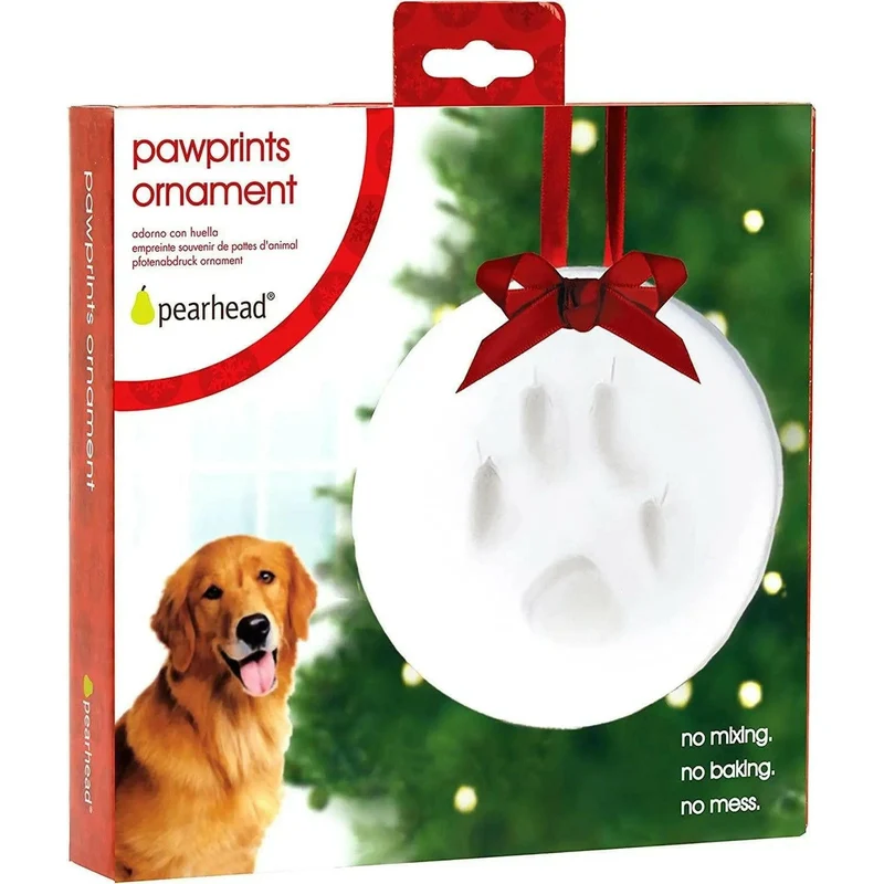 Suspension empreinte de patte plâtre pour chien ou chat