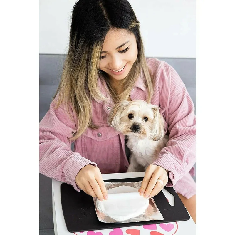 Suspension empreinte de patte plâtre pour chien ou chat